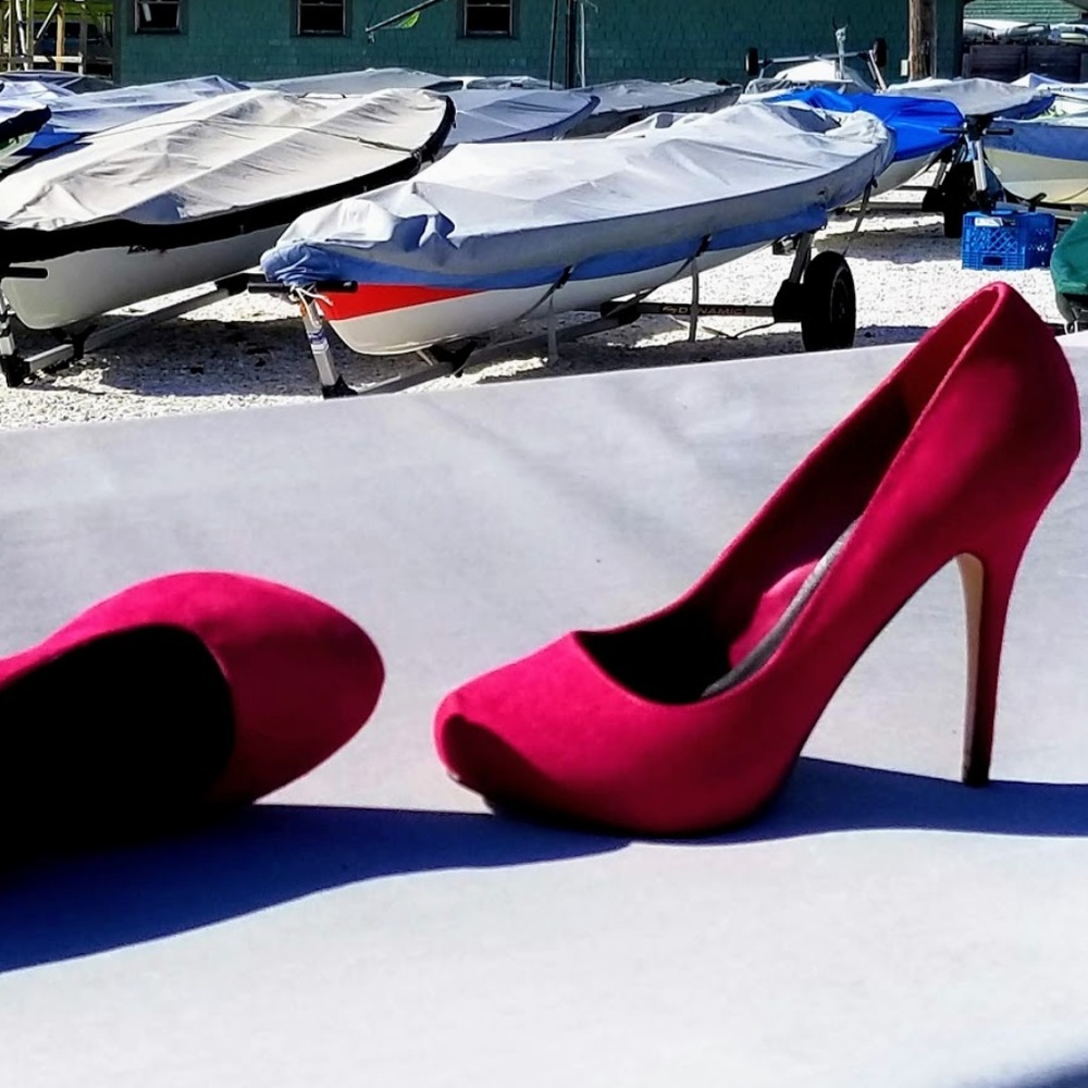 MICHAEL ANTONIO ▪ Plush Magenta HEELS Luxury - Picture 5 of 8